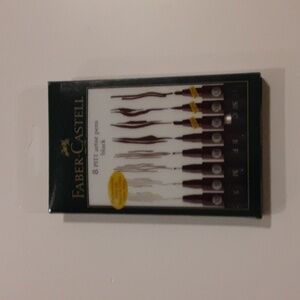 Faber-Castell 8 Black PITT Artist Pens Set